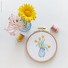 Yellow Tulips - 4" embroidery kit