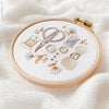 Knit and Stitch - 4" embroidery kit