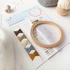 Knit and Stitch - 4" embroidery kit