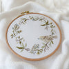 Bird & Wreath - 6" embroidery kit